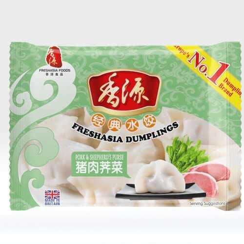 香源猪肉荠菜水饺 400g