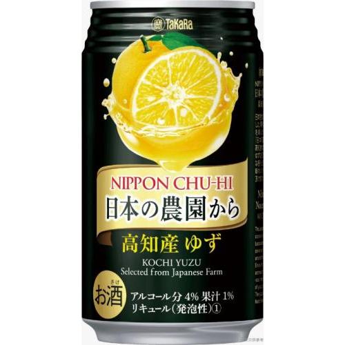 日本农园高知产柚子汁汽酒 350ml