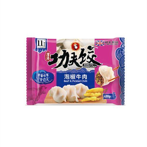 功夫泡椒牛肉水饺 400g