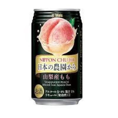 日本农园山梨产桃果汁汽酒 350ml