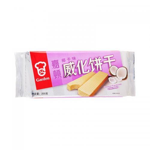 嘉顿忌廉威化餅椰子味 200g