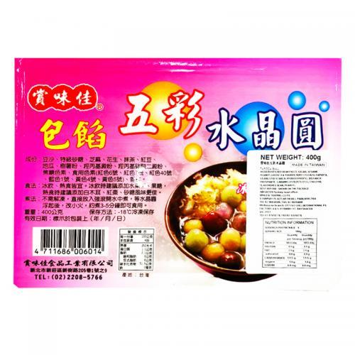 赏味佳包馅五彩水晶圆 400g