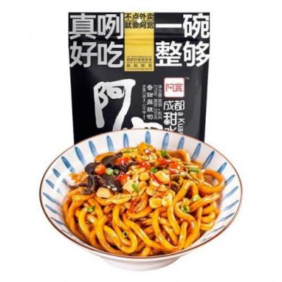 白家阿宽成都甜水麵黑鴨味 275g