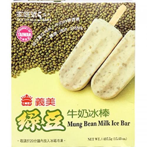 义美绿豆牛奶冰棒 437.5g